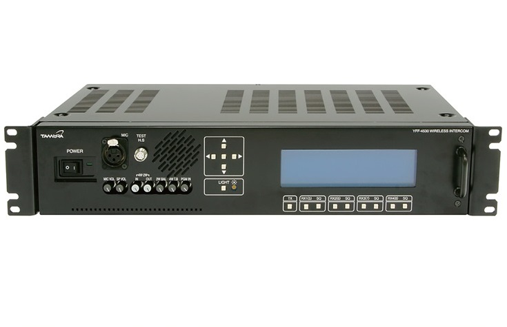 アナログワイヤレスインターカムシステム 1：4同時通話システム 陸上移動局 親機 YFF-4530