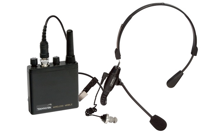 アナログワイヤレスインターカムシステム 1：4同時通話システム 陸上移動局 子機 YMT-4120型