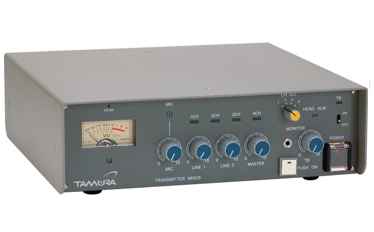 送り返しワイヤレスシステム FM70MHz帯(D型) トランスミッターミキサー WFF-0711A