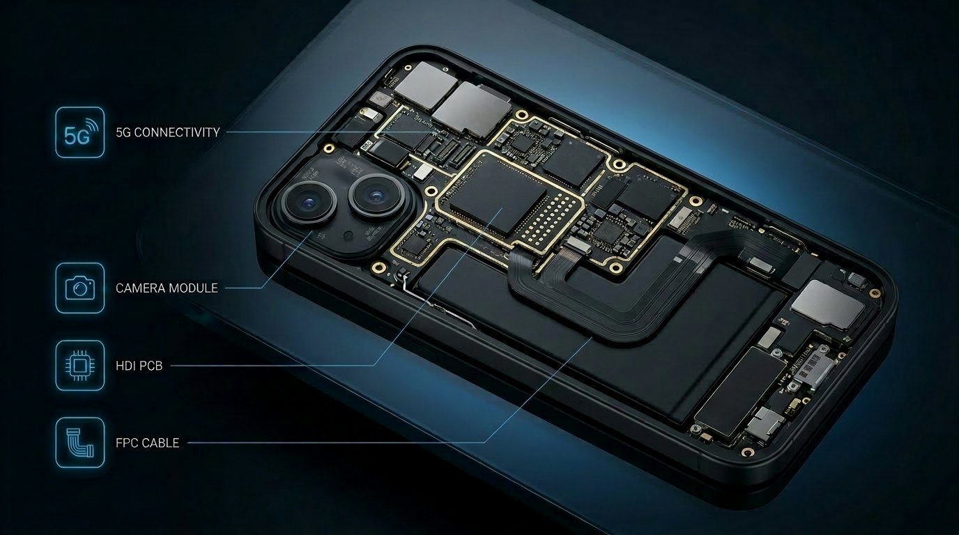 スマートフォン — HDI基板